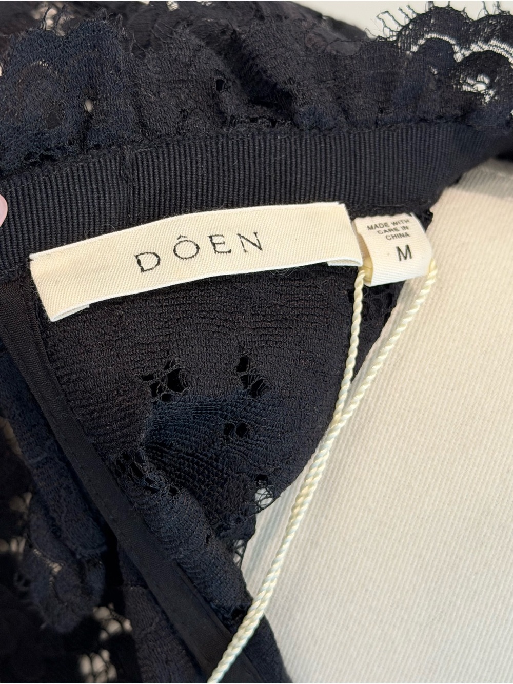 NWT Doen Samantha Dress in Black